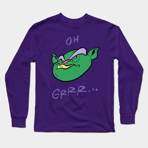 Ogre/ Oh Grrr... Long Sleeve T-Shirt by captainhuzzah